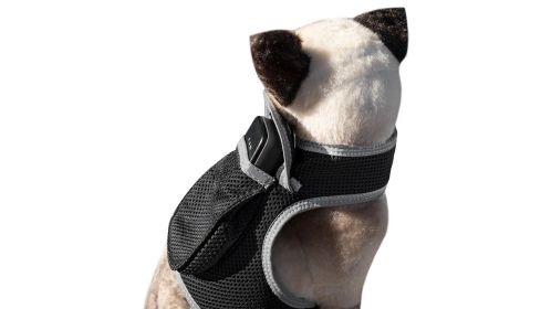 Collar Mini Cat Dog Tracking Chip Pet Locator Rechargeable GPS Tracker Size:S