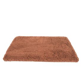 DGS Pet Products Dirty Dog Cushion Pad Small Brown 19" x 24" x 2.5" (Color: Brown, size: large)